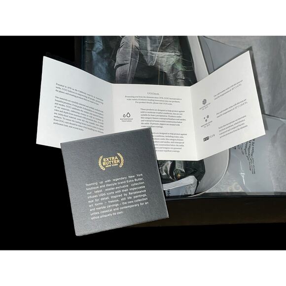 UGG X Extra Butter Collab Tasman Still Life Renaissance Slipper Men Size 12 New - Picture 6 of 10